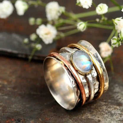 Moonstone Luck Ring