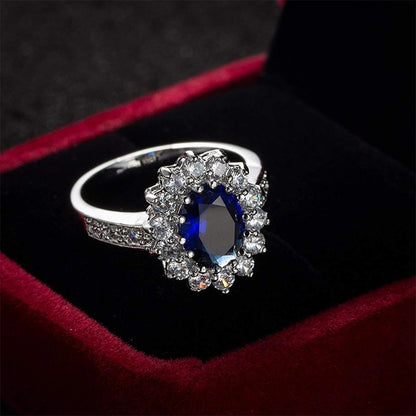 Sapphire Wedding Engagement Ring