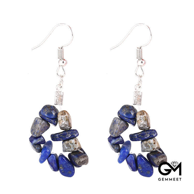 Simple Crystal Macadam Beaded Earrings