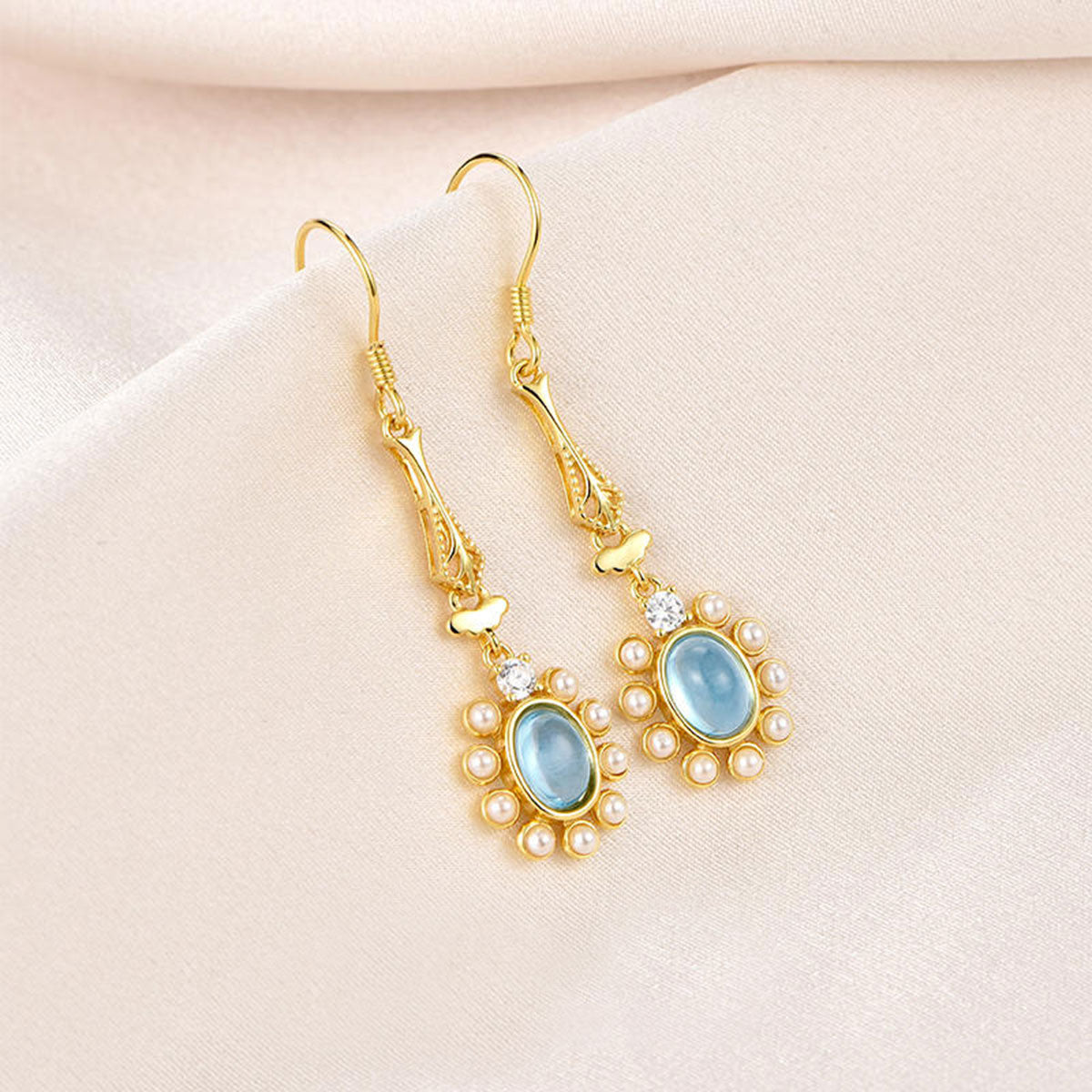 Cute Sunflower Shape Dangle Earrings