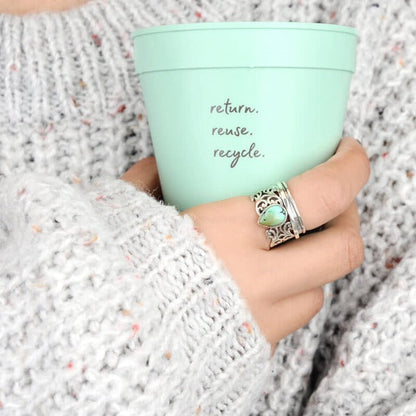 Preorder: Retro Boho Teardrop Turquoise Ring