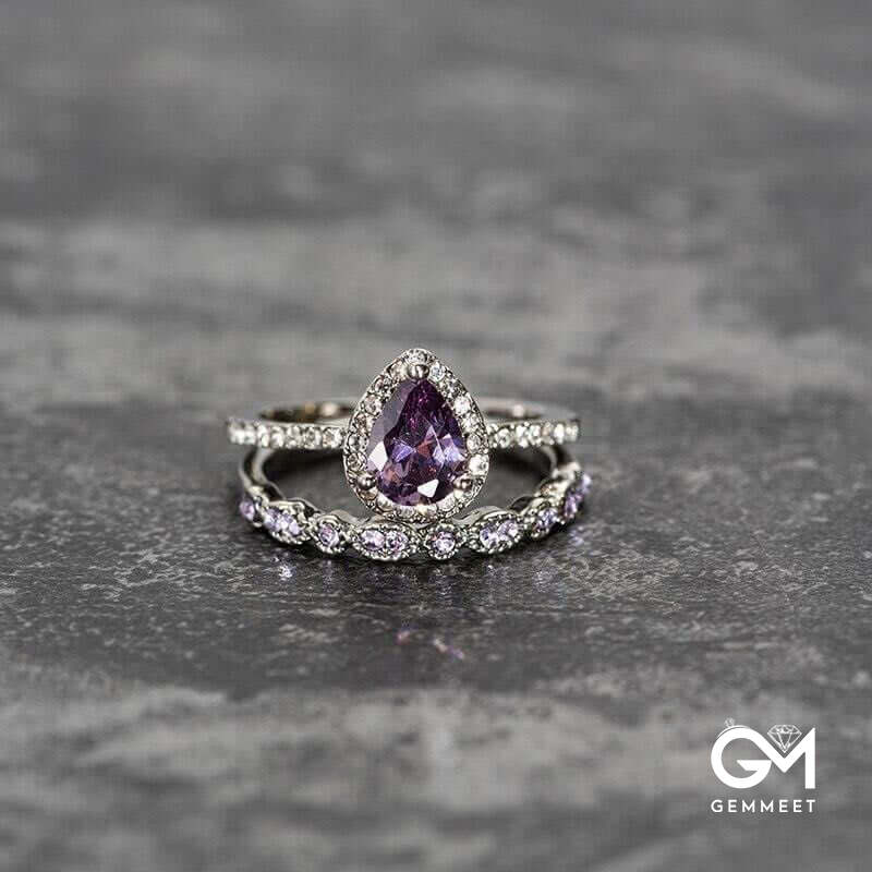 Amethyst Stacking Ring