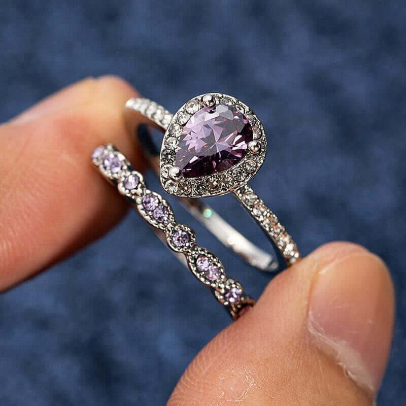 Amethyst Stacking Ring