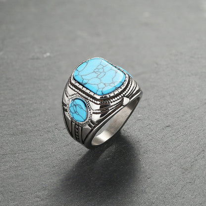 Turquoise Mens Ring