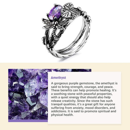 Natural Protaction Crystal Ring