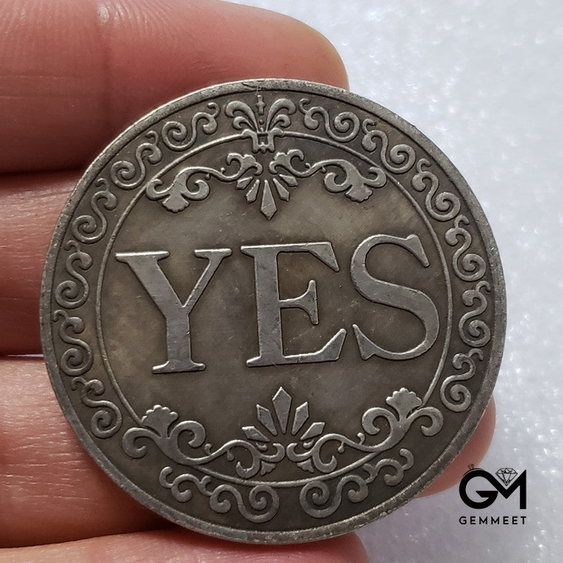 Antique Crafts YES/NO Decision Coins