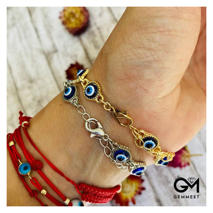 Evil Eye Pendant Bracelet