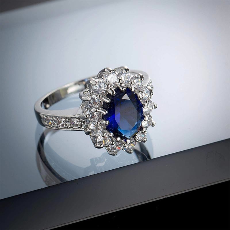 Sapphire Wedding Engagement Ring