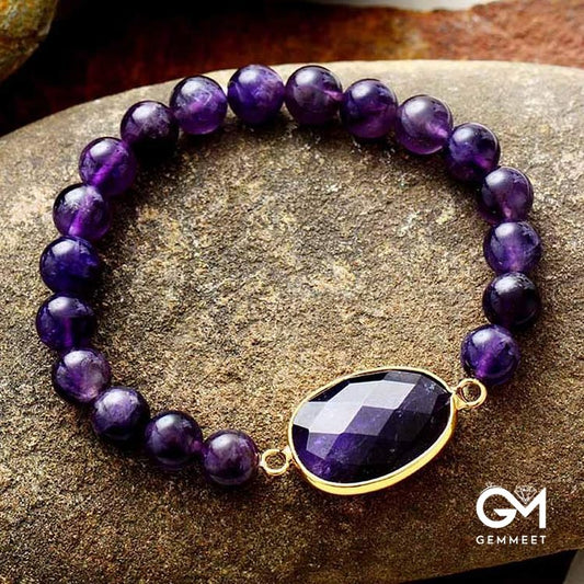 Relieves stress Amethyst Bracelet