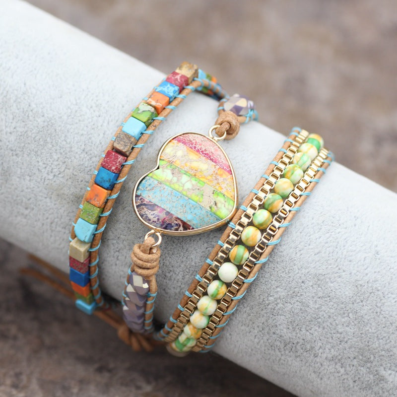 Bohemian Rainbow Combination Multi-Layer Bracelet