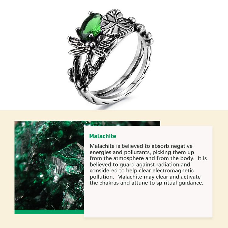 Natural Protaction Crystal Ring