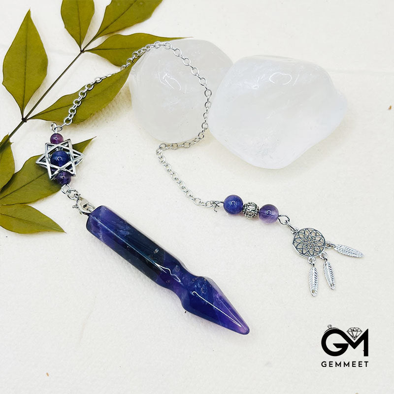 Stone Crystal Spirit Cone Pendant